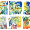 6 Panels of Houseplants
watercolor
48" x 36"
$600