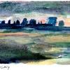 Charles River at Sunset
watercolor
9" x 5"
$50