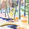 Backyard Snow Melt
watercolor
6" x 10"
$175