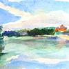 Charles River - Natick MA
watercolor
7" x 10"
$90