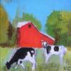 Cows and Red Barn
private collection