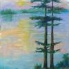 Two Pines at Sunset
oil
18" x 24"
$1400
